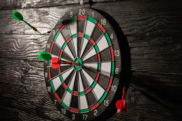Dart Board at Meller's Sports Hub & Grill